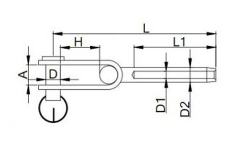 Specifications of Stainless Steel Swage Toggle Terminal