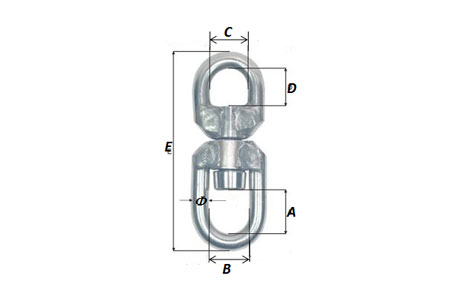 Specifications of Stainless Steel Swivel dD Type Fishing & Trawling Gear-China LG™