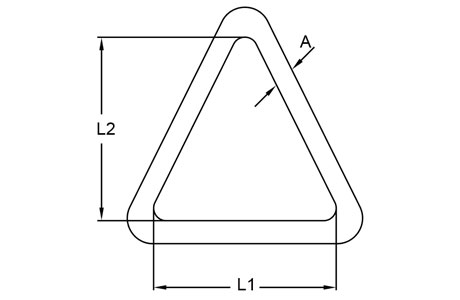 Specifications of Stainless Steel Triangle Delta Rings