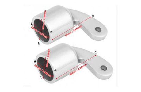 Specifications of Stainless Steel Boat Eye End Cap Bimini Top Fitting-China LG™