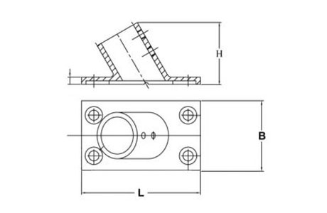 Specifications of Stainless Steel Boat Rectangular Base 60 Degree-China LG™