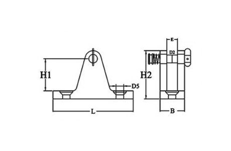 Specifications of Stainless Steel Deck Hinge Removable Pin-China LG™