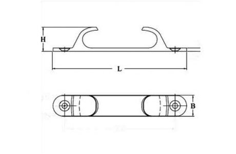 Specifications of Stainless Steel Straight Chock-China LG Manufacture