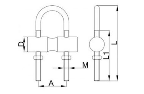 Specifications of Stainless Steel U Bolt Clamp TN Type