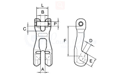 Specifications of Clevis Shortening Clutch G100