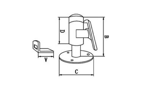 Specifications of Stainless Steel Door Stop And Catch-China LG Supply