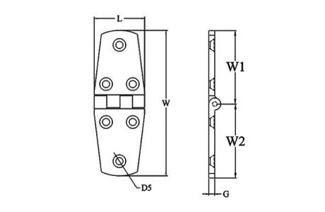 Specifications of Stainless Steel Marine Heavy Duty Door Hinges-China LG™