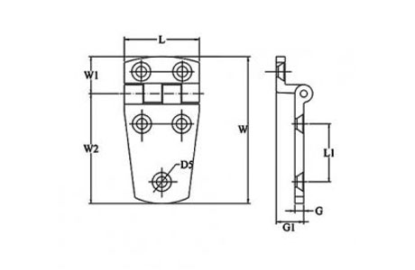 Specifications of Stainless Steel Marine Hinge-China LG Manufacture