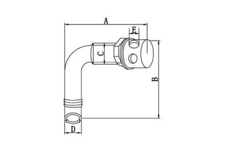 Specifications of Stainless Steel Tank Vent 90 Degree-China LG Supply
