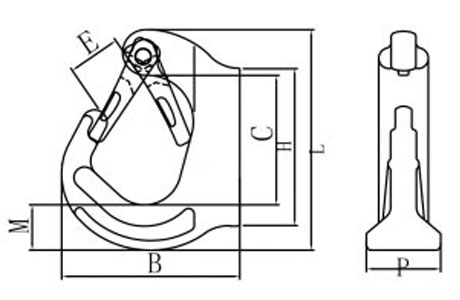 Specifications of G80 Weld On Hook Painted-China LG™