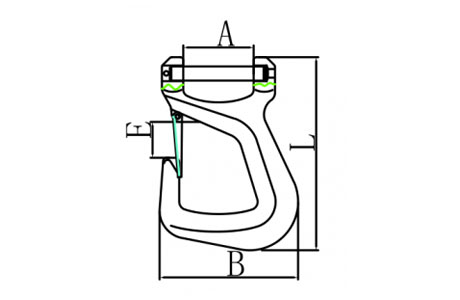 Specifications of G80 Cleivs Belt Hook