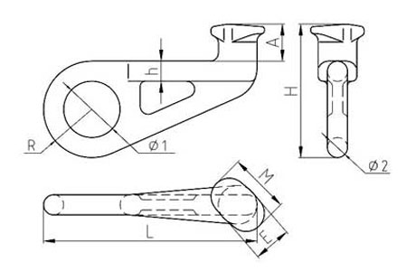 Specifications of G80 Container Hook Right Type