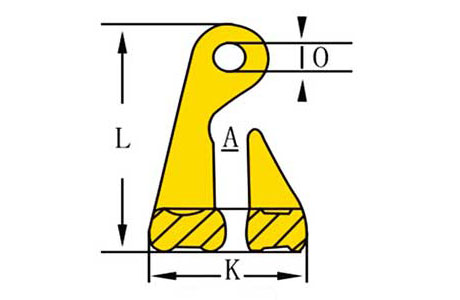 Specifications of G80 Eye Bend Hook US Type Forged Alloy Steel