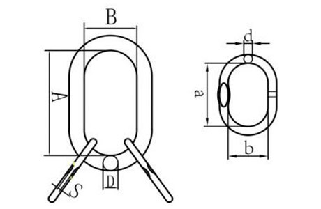 Specifications of G80 Forged Master Link Assembly US Standard