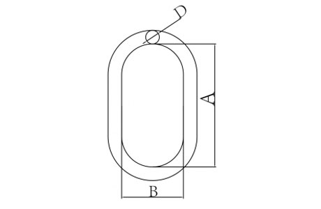 Specifications of G80 Forged Oblong Link US Standard