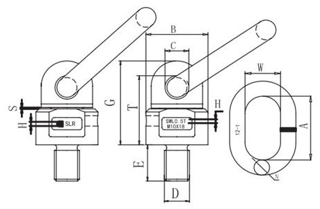 Specifications of G80 Lifting Screw Points Forged Alloy Steel