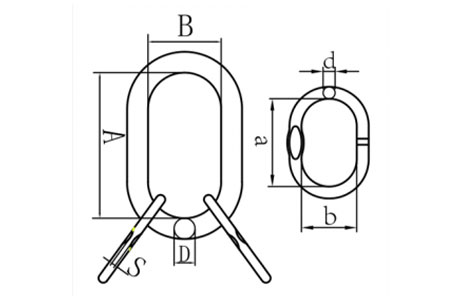 Specifications of G80 Master Link Assembly European Type-Bigger Sub Links