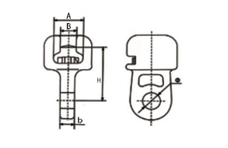 Specifications of Electric Power Socket Clevis-Single Type-Line Hardware-China LG Supply