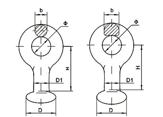 Specifications of Galvanized Steel Ball Eye Pole Line Hardware-China LG Supply