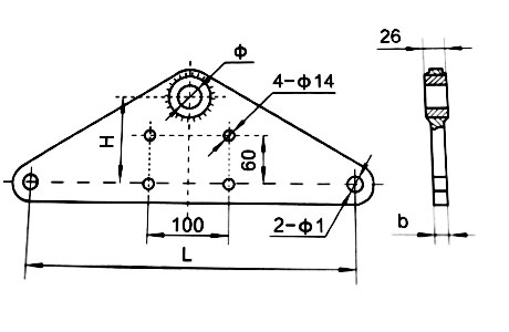 Specifications of Hot-Dip Galvanized Steel Yoke Plate for Power Line-China LG™