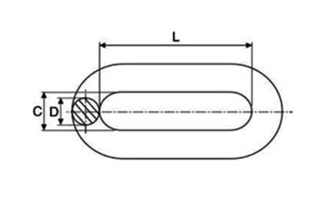 Specifications of Pole Line Hardware Oval PH Type Chain Link-China LG Supply