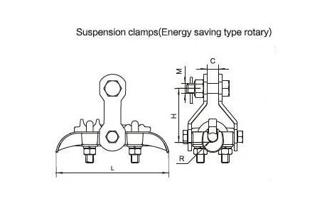 Specifications of Suspension Clamp for Overhead Line-China LG Supply