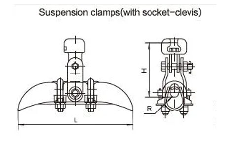 Specifications of Suspension Clamp for Overhead Line-China LG Supply