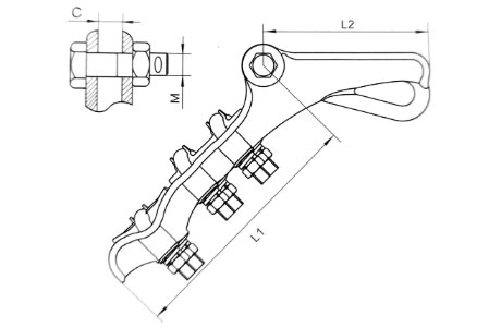 Specifications of Tension Clamp for Aluminium Conductor-China LG™