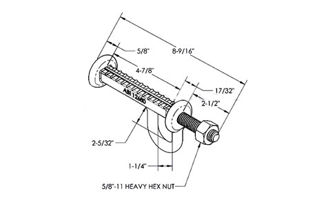 Specifications of Tower Pole Step Bolt with Nut-China LG Manufacture