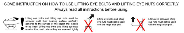 How to Select Eye Bolts and Use Eye Bolts Safely