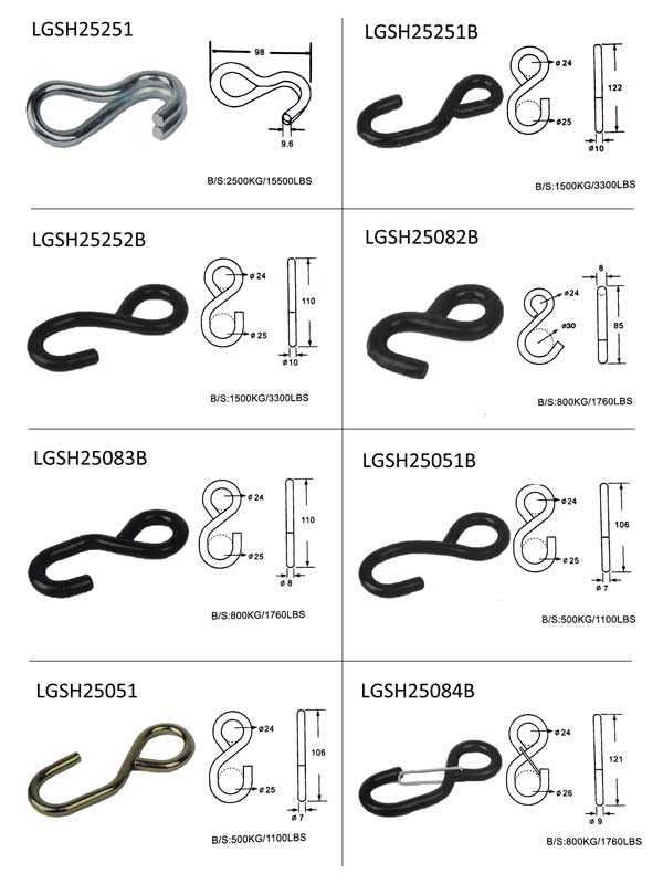 Ratchet Tie Down And Tie Down Hooks S Hooks