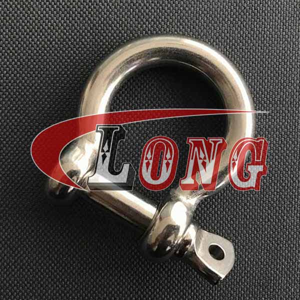 bow shackle screw pin stainless steel