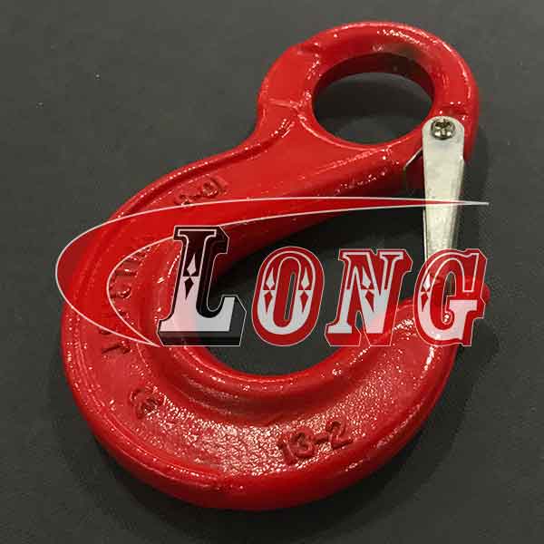 eye sling hook g80 with safety latch