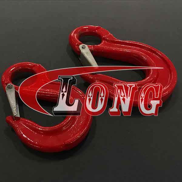grade 80 lifting eye sling hook with safety latch
