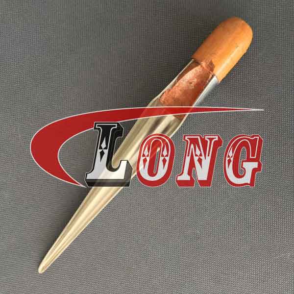 splicing tool stainless steel with wooden handle