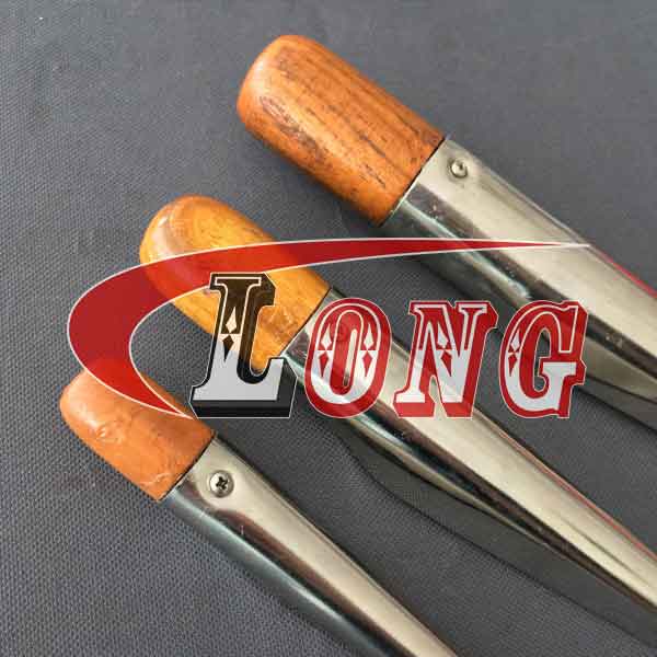 rope splicing fid stainless steel with wooden handle