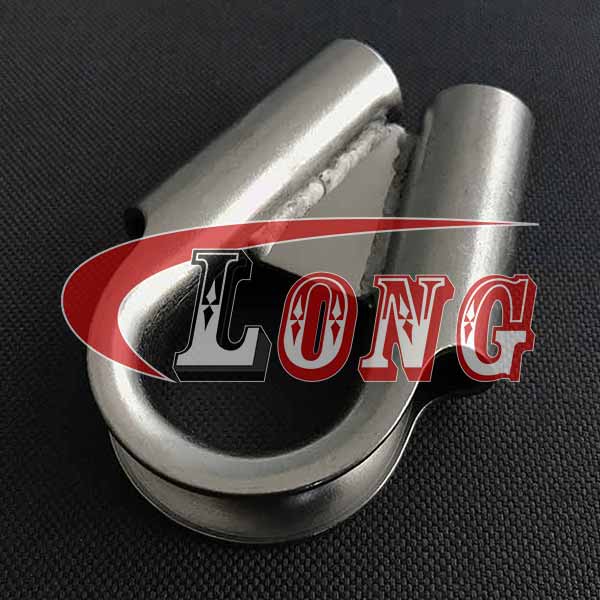 wire thimbles tube thimble stainless steel with gusset