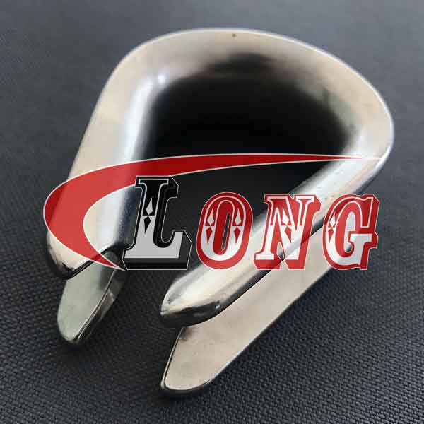 stainless steel thimble for wire rope cable g-411 light duty