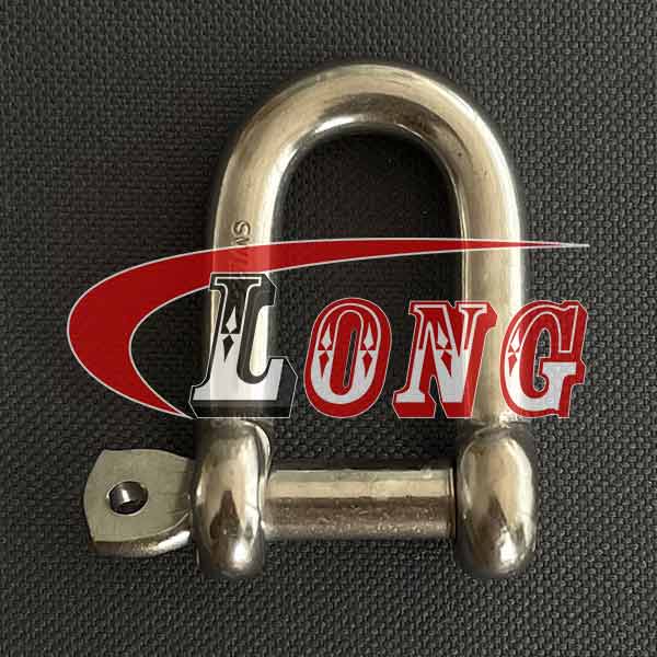 Stainless Steel D Shackle Captive Pin