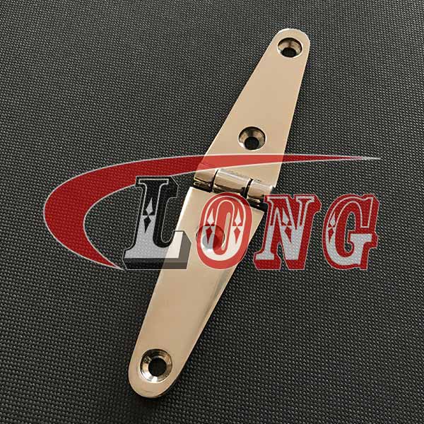 brushed stainless steel hinges