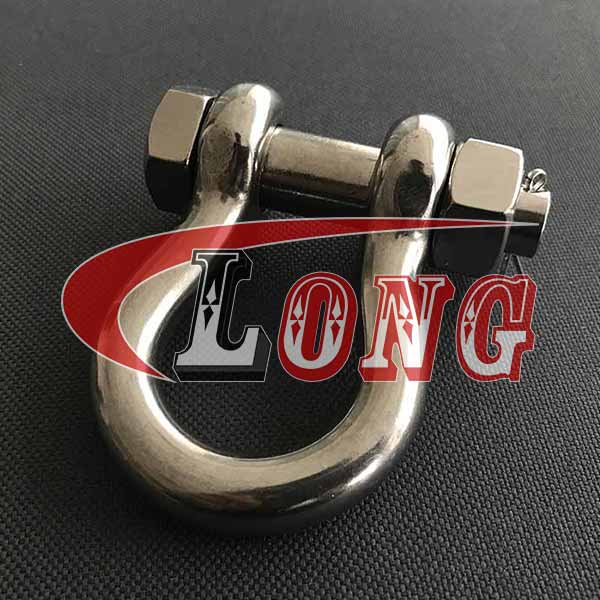 stainless steel bow shackle safety pin