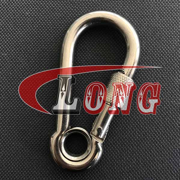 Snap Hook with Eyelet DIN 5299 Stainless Steel