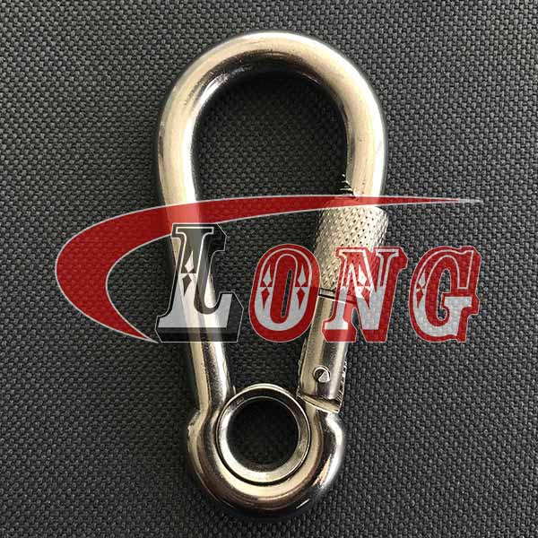 Snap Hook with Eyelet DIN 5299 Stainless Steel Wholesale Stainless
