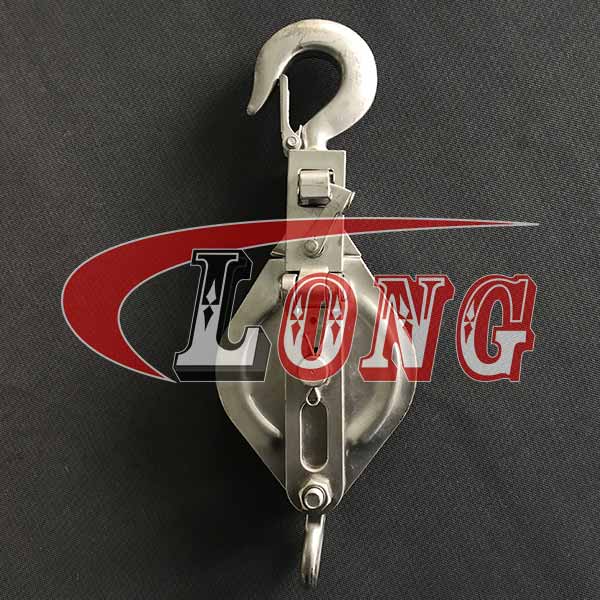 Stainless Steel Open Type Pulley with Single Wheel