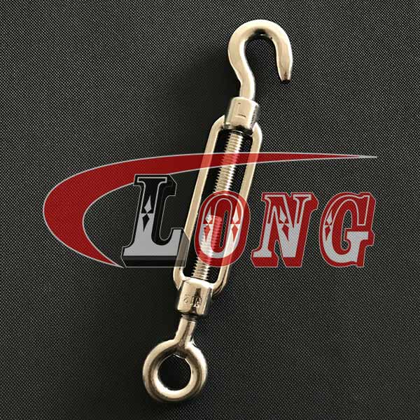 stainless steel turnbuckles eye and hook din1480