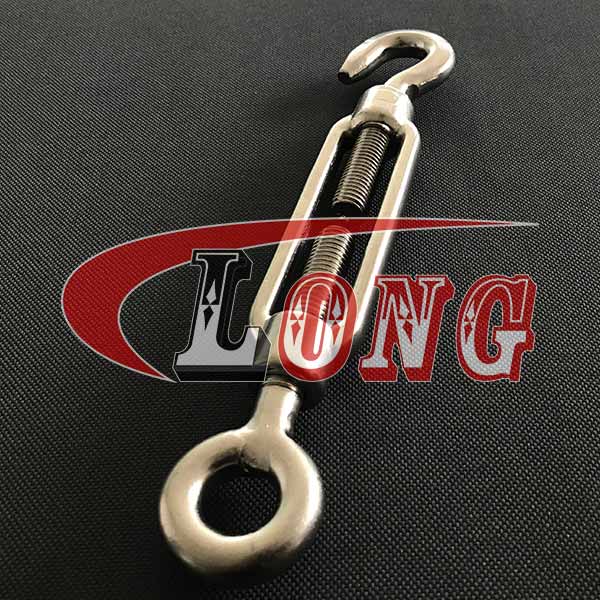 stainless steel turnbuckles eye and hook din1480