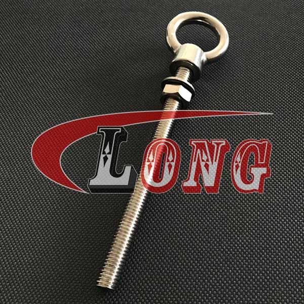 Stainless Steel Shoulder Eye Bolt UNC Thread with Nut and Washer