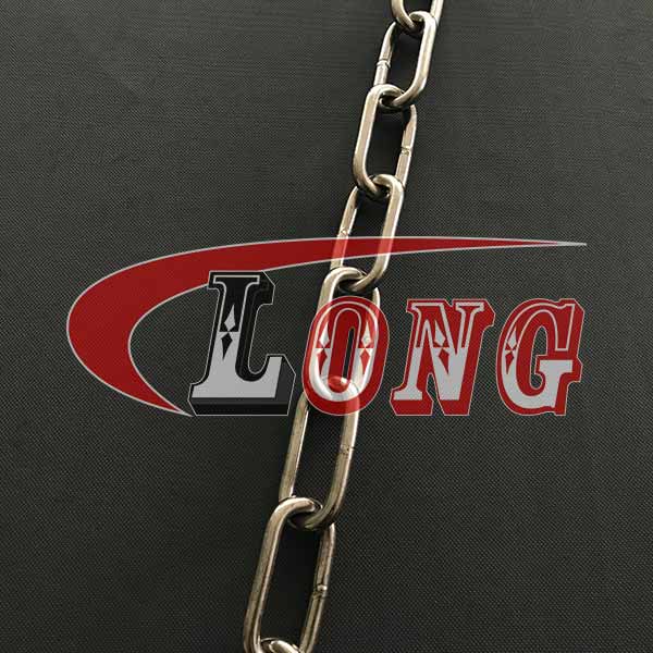 DIN5685 C Long Link Chain Stainless Steel
