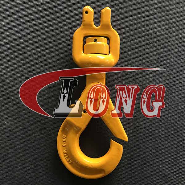 G80 Clevis Swivel Self locking Hook with Bearing