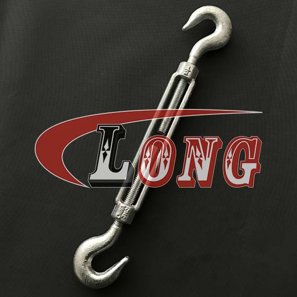 Galvanized Turnbuckle Hook & Hook US Fed Spec